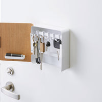 Magnetic Key Cabinet - Steel + Wood