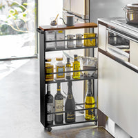Slim Storage Cart (32" H)  - Steel