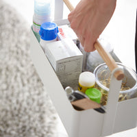 Storage Caddy - Large - Steel + Wood
