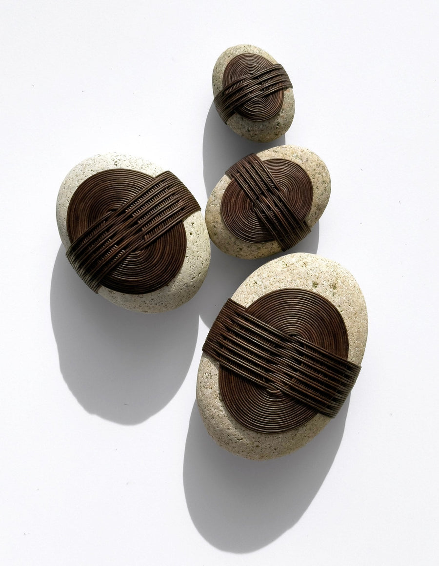 Sandra Simonson Wrapped Stones