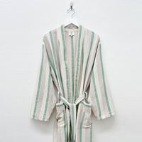 Green Ivory Montauk Long Bathrobe