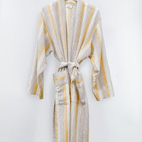 Yellow Ivory Montauk Long Bathrobe