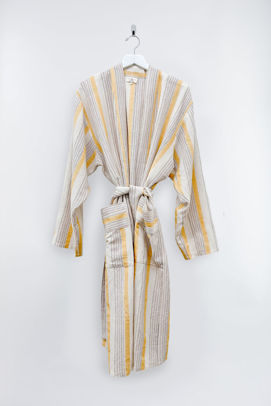 Yellow Ivory Montauk Long Bathrobe