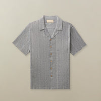 Fez Shirt in Linen Jacquard