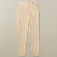 Pilon Trouser in Cotton Stripe