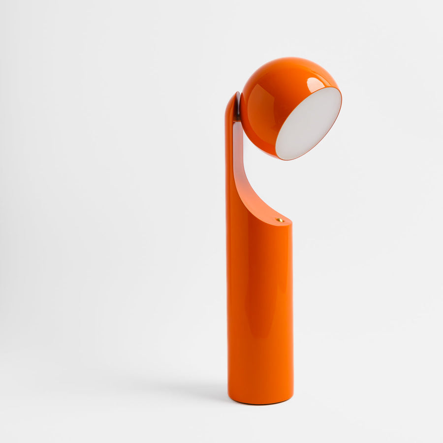 Mono Portable Lamp: Tangerine Orange