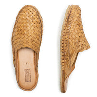 Men's Woven City Slipper in Honey + No Stripes