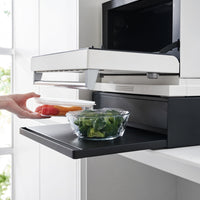 Countertop Drawer with Pull-Out Shelf - Steel