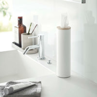 Round Tissue Case - Steel + Wood