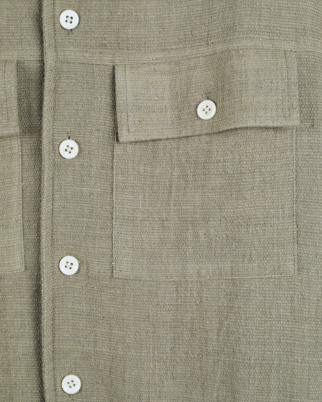 Harshil Two-Pocket Shirt in Lightweight Honeycomb Sage