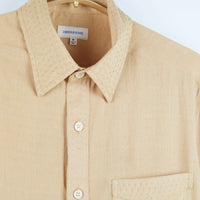 Kabir Shirt in Cotton/Silk Sand