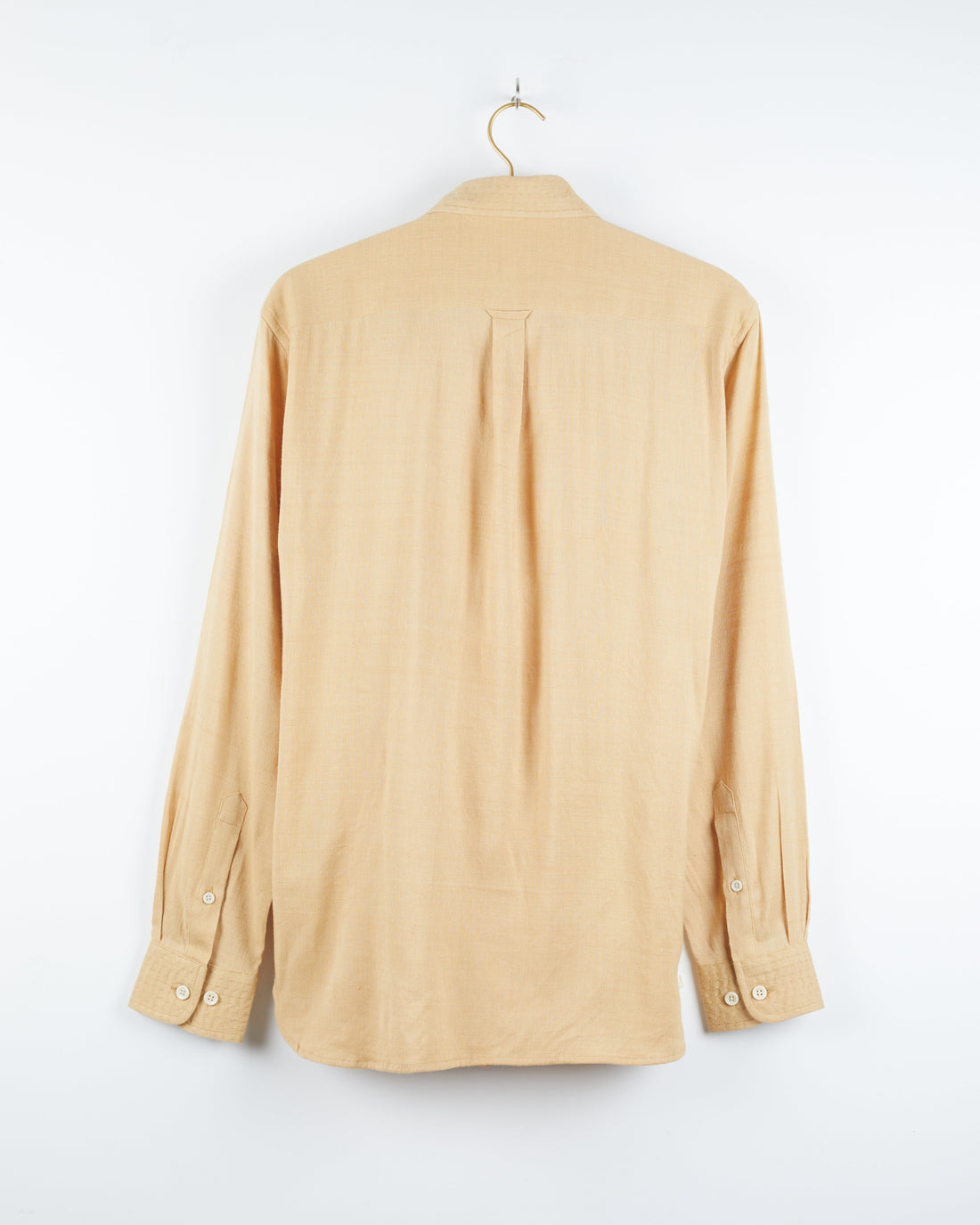 Kabir Shirt in Cotton/Silk Sand