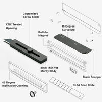 HMM Utility Knife - Silver