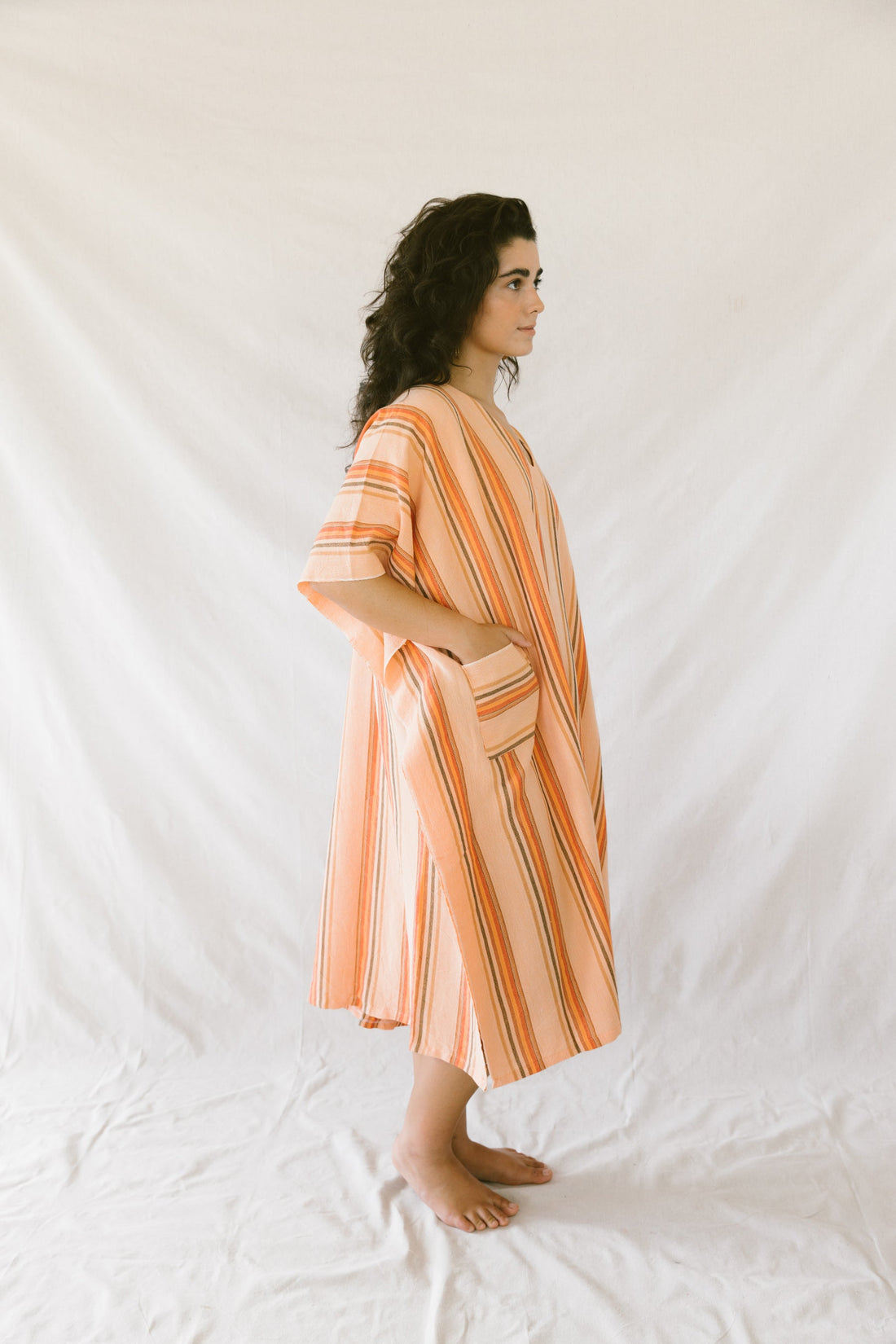 Flame Hudson V-Neck Kaftan