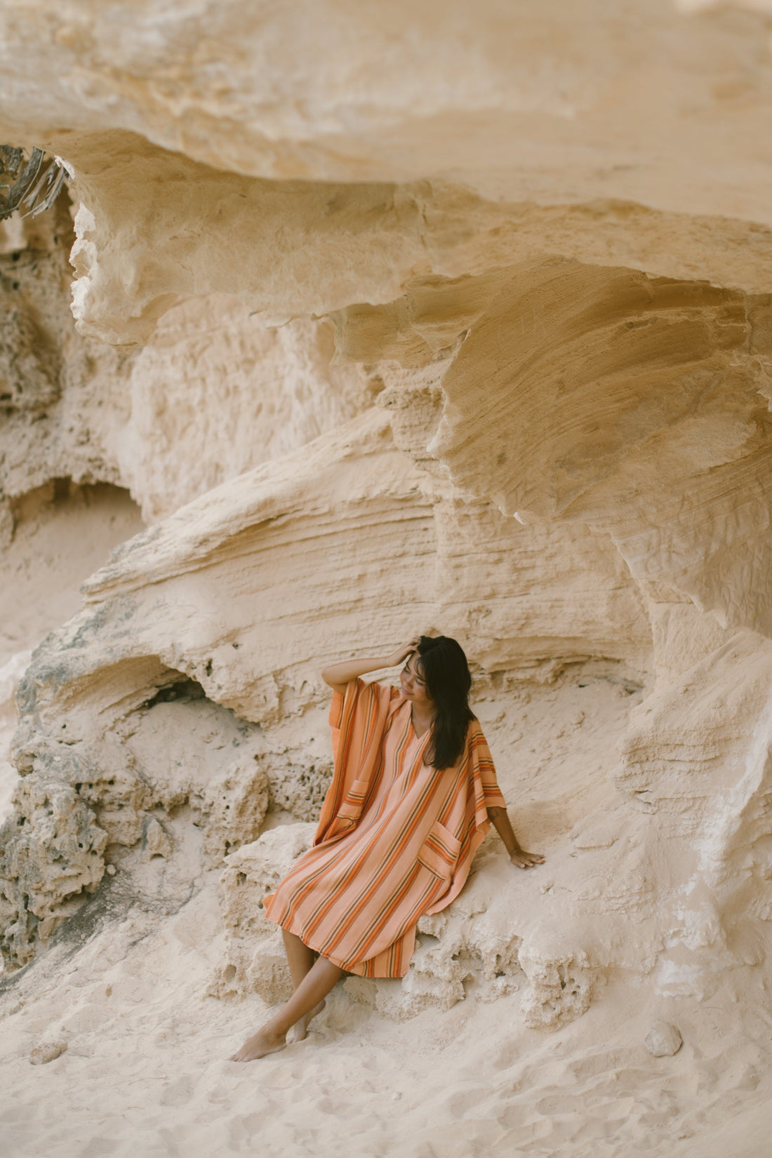 Flame Hudson V-Neck Kaftan