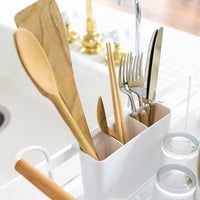 Dish Rack - Steel + Wood