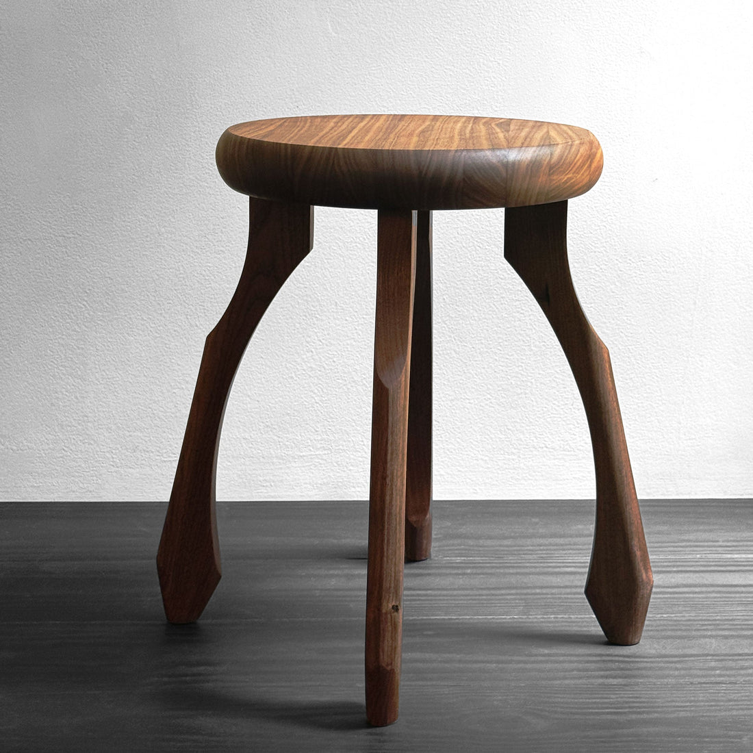Sparrow Side Table — Sculptural Hardwood in End Grain or Long Grain