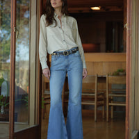 Freya Flare Jean in Japanese Denim