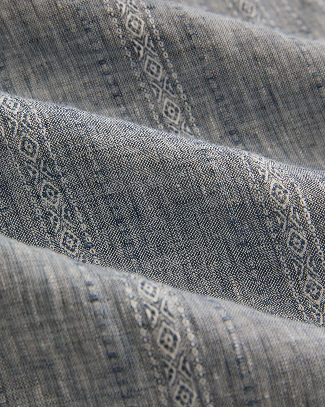 Fez Shirt in Linen Jacquard