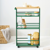 Slim Storage Cart (32" H)  - Steel
