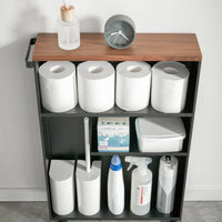 Rolling Storage Cart (27" H)  - Steel