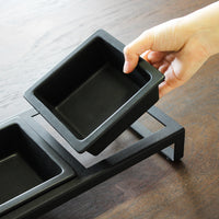 Pet Food Bowl - Steel + Ceramic