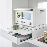 Countertop Drawer with Pull-Out Shelf - Steel
