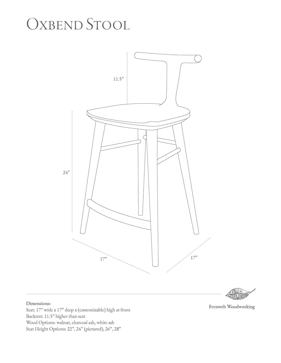 Oxbend Stool