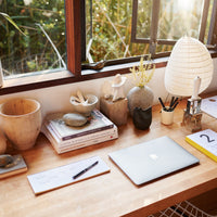 Weekly Desk Planners edged in Gold, Yellow, or Blush