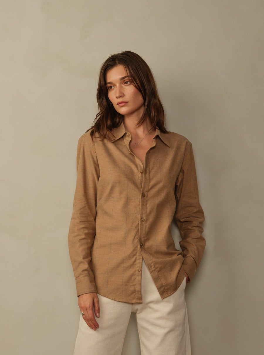 Accord Cashmere Flannel Shirt - Final Sale