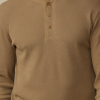 Men's Crosby Organic Cotton Waffle Henley