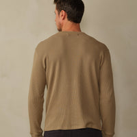 Men's Crosby Organic Cotton Waffle Henley