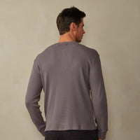 Men's Crosby Organic Cotton Waffle Henley