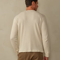 Men's Crosby Organic Cotton Waffle Henley