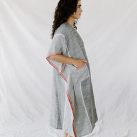 Charcoal Tribeca V-Neck Kaftan