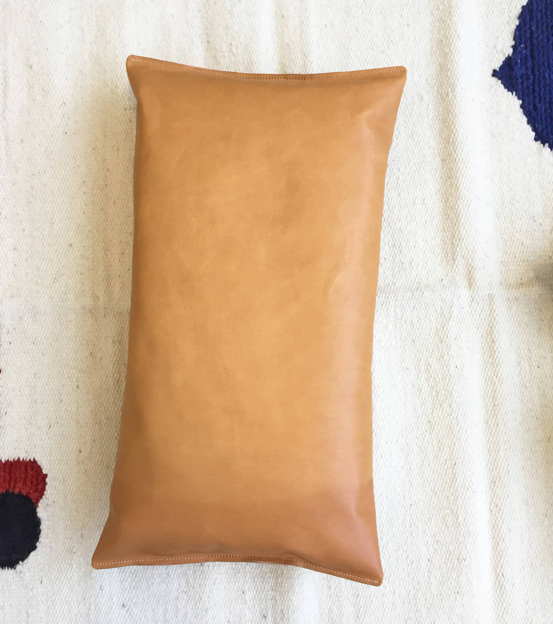 Leather Lumbar Pillow