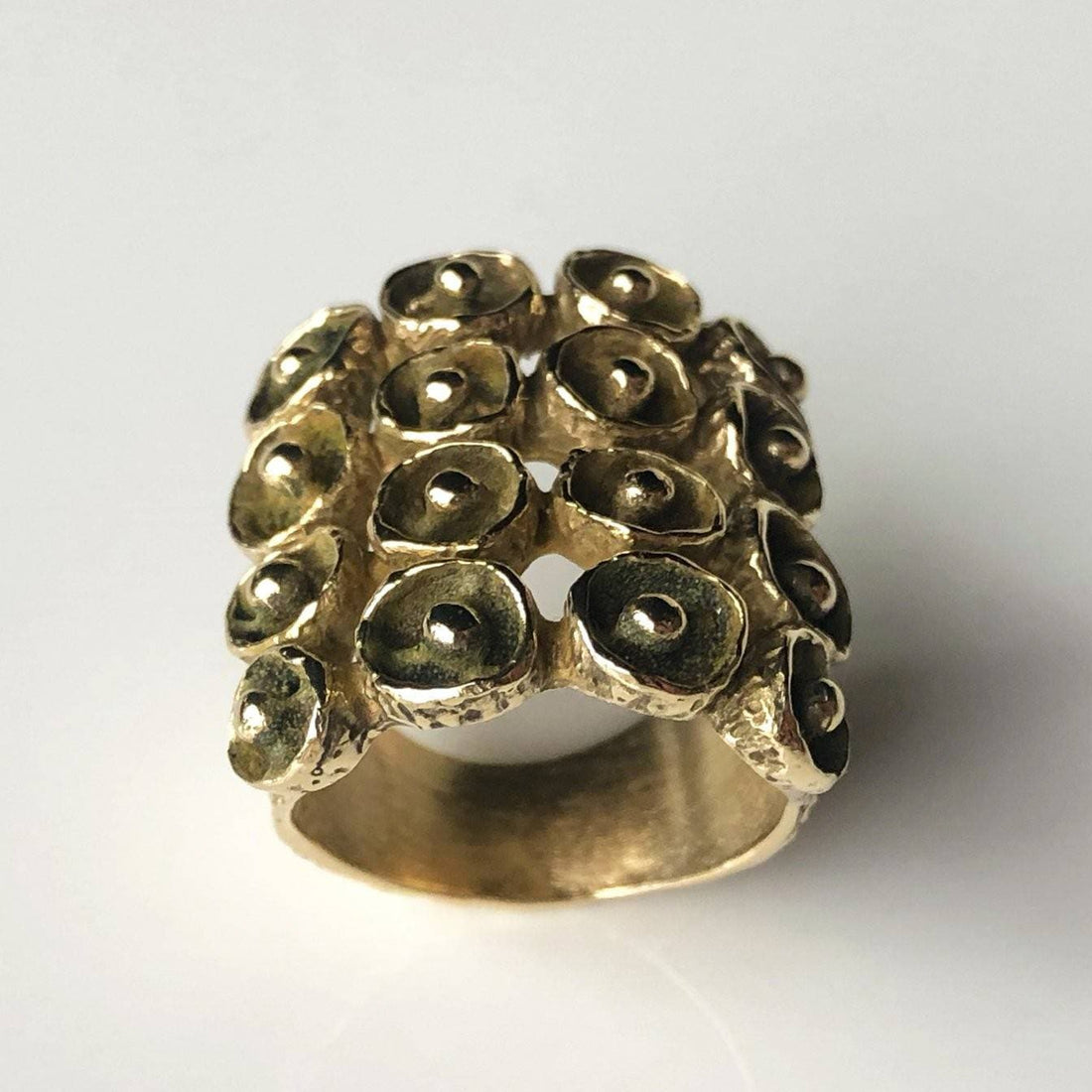 Mosaic Ring - Yellow Bronze