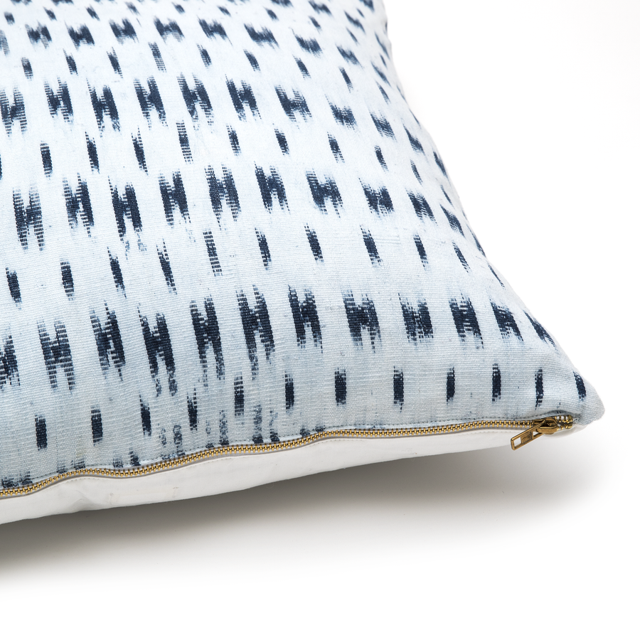 Peruvian Ikat Pillow White