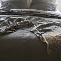 Peruvian Ikat Throw Natural