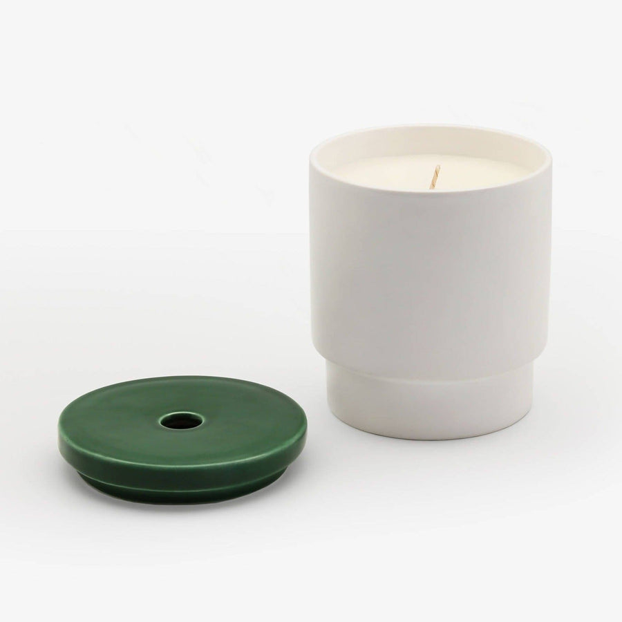 Dark Green Candle