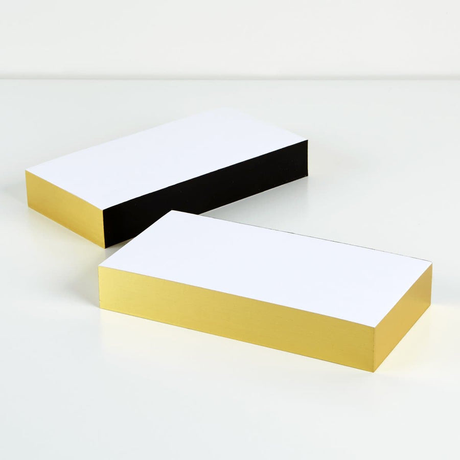 Classic Edged Pads: Metallic Gold, 3 sizes