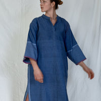 Indigo Tribeca Long Sleeve Maxi Kaftan