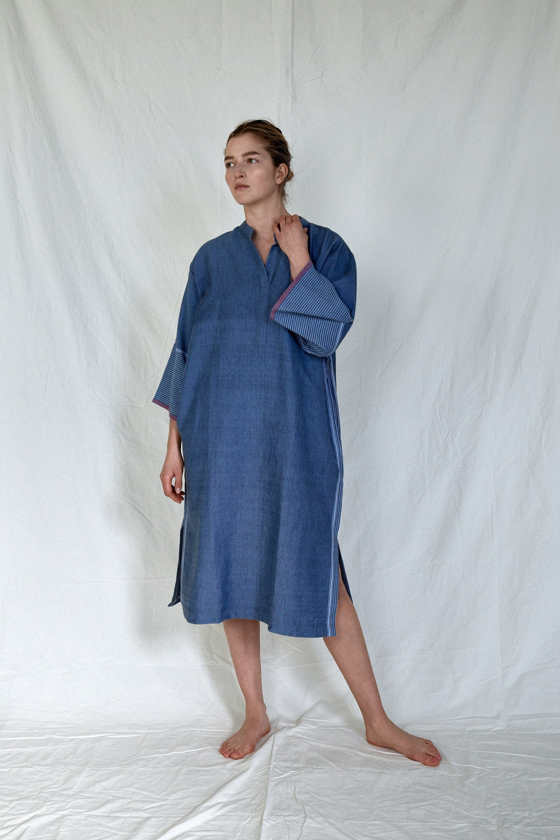 Indigo Tribeca Long Sleeve Maxi Kaftan