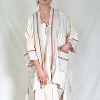 Ivory Cherry Tribeca Short Bathrobe