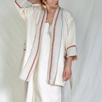 Ivory Cherry Tribeca Short Bathrobe