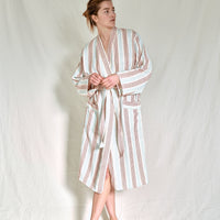 Peach Hudson Long Bathrobe