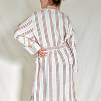 Peach Hudson Long Bathrobe