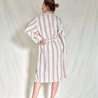 Peach Hudson Long Bathrobe