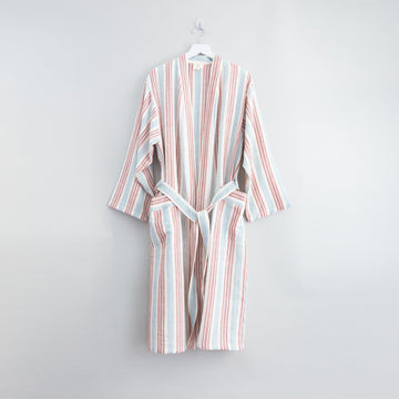 Peach Hudson Long Bathrobe