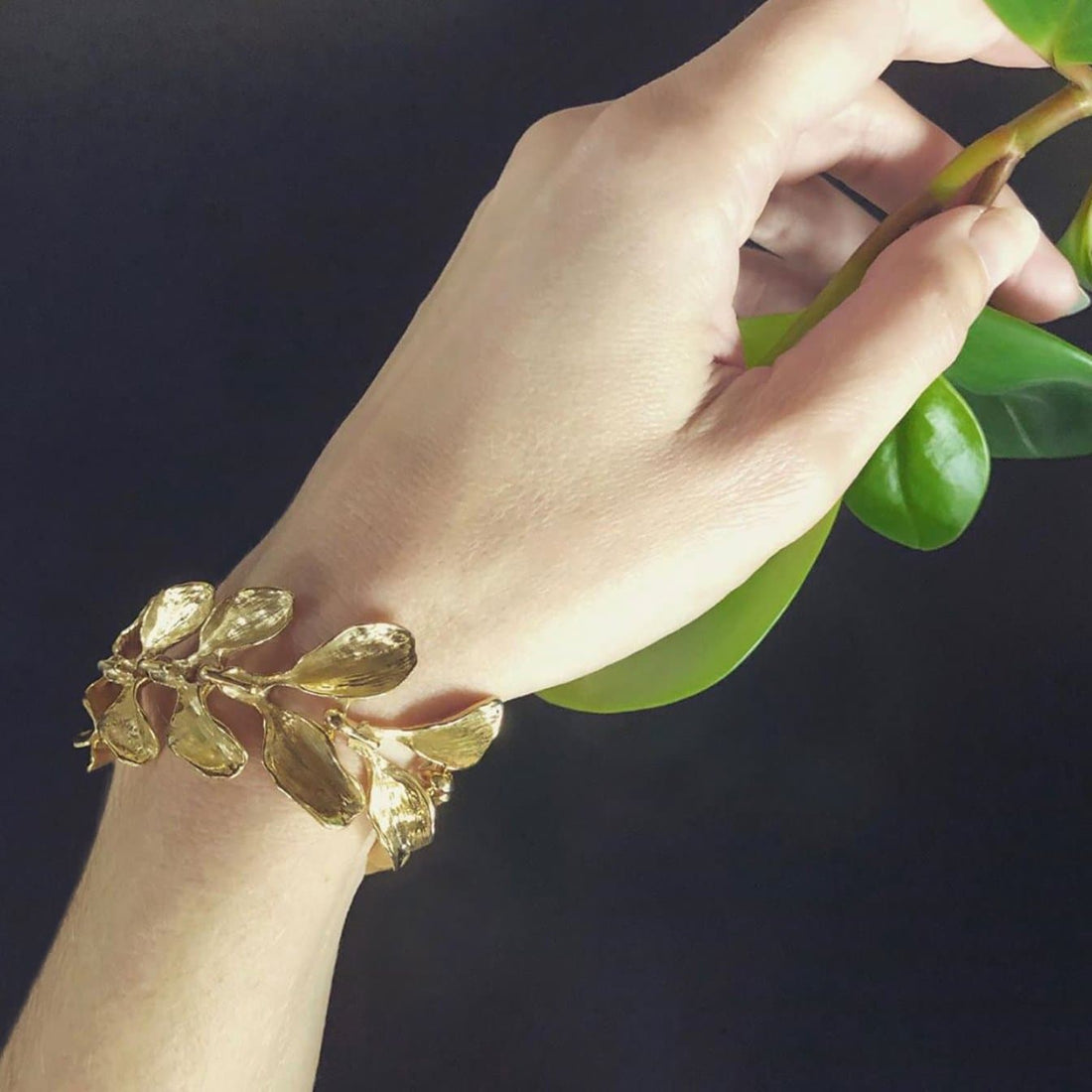 Dyad Link Bracelet - Yellow Bronze